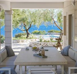 Luxury 5 Bedroom Beachfront Villa near Dubrovnik, Sleeps 11-12